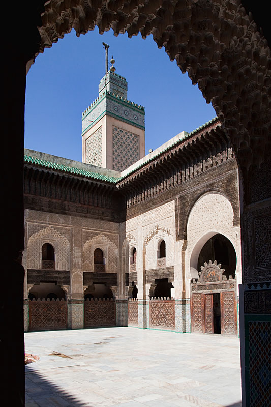  Bou Inania Medersa. Fez Morocco